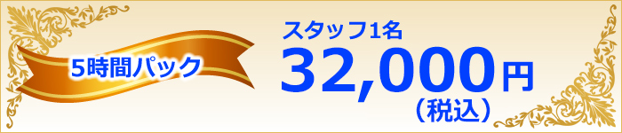 時間制ハウスクリーニングパック5時間