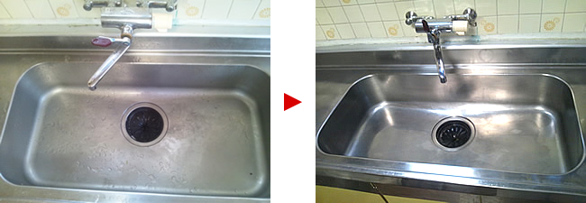 キッチン洗浄の施工例